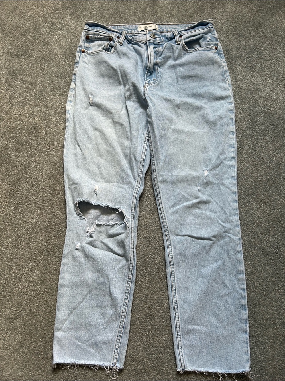 Ladies Abercrombie & Fitch Light Blue, skinny high rise